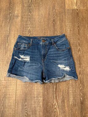 Maurices High-Rise Distressed Shorts - Size 8